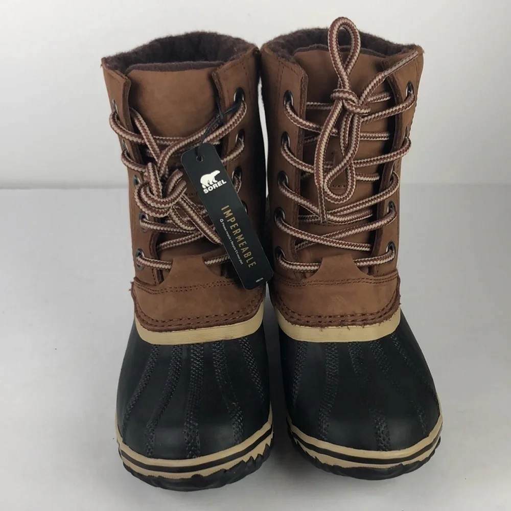 NEW Sorel Slimpack 2 Lace Up Ankle Boots Booties 5